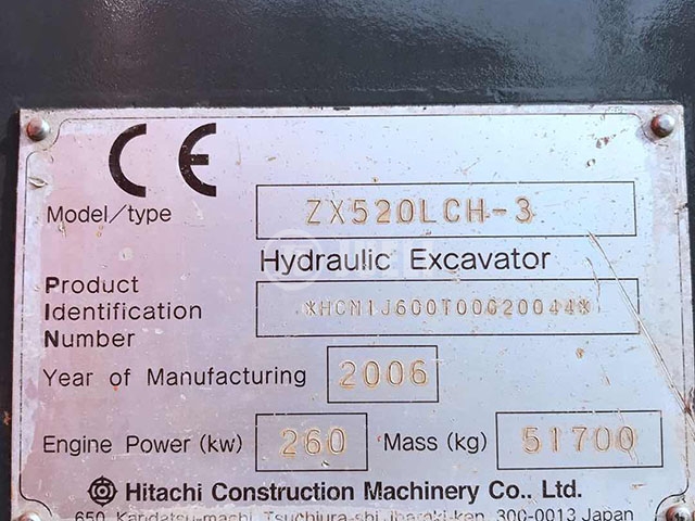 Hitachi ZX520-3